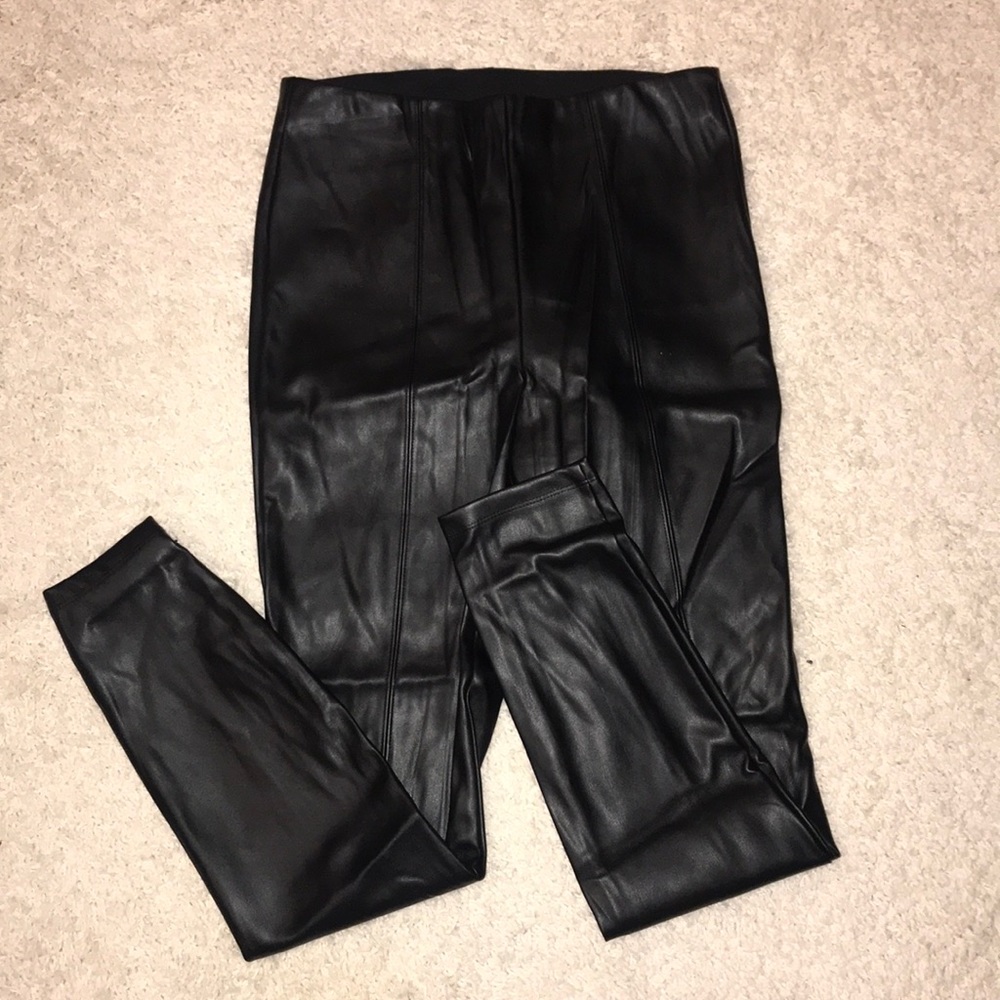Faux Leather Pants